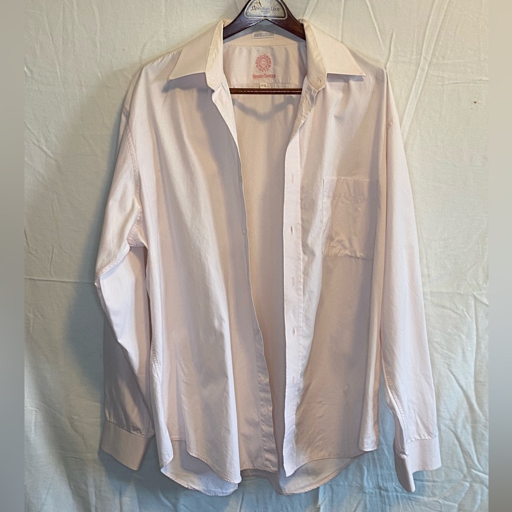 Henry singer blush colour imported cotton dress shirt 17.5”